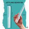 Styling Gear 150 Barber Comb Set  12-Piece Hair Combs for Men, Women, Stylists, Beard & Mustache Grooming  Pocket Combs Made in USA (White) view 2