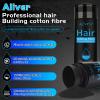 ALIVER Hair Fibers for Thinning Hair for Women & Men, Extra Spray Applicator, Black, 27.5 Gr Hair Powder Bald Spot Cover Up, Instantly Hair Filler, Undetected & Natural view 4