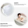 Healeved 1pc Elastic Bathtub Neck Support Pillow Cups Comfortable Spa Cushion for Home Use Stylish White Design for Relaxation The Bath view 2