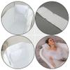 Healeved 1pc Elastic Bathtub Neck Support Pillow Cups Comfortable Spa Cushion for Home Use Stylish White Design for Relaxation The Bath view 3