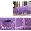 MIPOPS 4-Piece Microfiber Massage Table Sheet Set, Includes Flat Sheet, Fitted Sheet and Fitted Face Rest Cover(A,180x60cm(71x24inch)) view 2