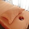 MIPOPS 4-Piece Massage Table Sheets Sets SPA Bed Sheets, Beauty Bedspreads European Solid Color Stain-Resistant Massage Table Skirt Includes Pad and Face Rest Cover(D,185x80cm(73x31inch)) view 3