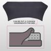 2 Pk of Velvet Stretchy Massage Bed Table Sheet Cover for Lash Bed or Massage Table with Pocket and Cut-Out for Leg RooM (Dark Gray Velvet) view 4