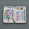 BONAD Toenail Clippers 18-Piece Colorful Nail Clippers Set Nail Clippers Nail Clippers Manicure Nail Tool Set Nail Clipper Set view 4
