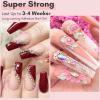 Makartt Nail Rhinestone Glue Gel 1.06oz Nail Lamp Needed Gem Glue Gel Super Strong Bundle with Makartt Nail Art Brushes? Liner for Nails, 5pcs, 7/9/11/15/25mm, Easy Hold view 4