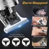 Fannas Hair Clippers for Men, Professional Hair Trimmer Barber Cordless Zero Gapped Hair Clippers with LCD Display, Mens Gifts Beard Trimmer T Liners Shavers Edgers Clipper for Hair Cutting - Silver view 3