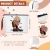 Roowest 8 Pcs African American Gifts for Women Bulk God Say You Are Tote Bags Inspirational Makeup Bags with Zipper(Classic Style) view 2