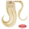 18-inch Synthetic Short Bounce Wraparound Ponytail Extension with Clip-In Resistant Hair, Suitable for Women (White 1) view 2