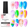 Makartt Clear Blooming Gel 15ml UV LED Nail Art Polish for Spreading Effect Marblle Bundle Nail Art Brushes Liner for Nails, 5pcs, 7/9/11/15/25mm, Easy Hold view 2