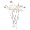 FRCOLOR 6pcs Bridal Wedding Hair Accessories Rhinestone and Hair for Brides and Bridesmaids view 2