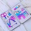 BONAD Toenail Clippers Professional Nail Cutter Pedicure Scissors Set Stainless Steel Eagle Hook Portable Manicure Nail Clipper Tool Set Nail Clipper Set (Color : 12pcs Pink) view 4