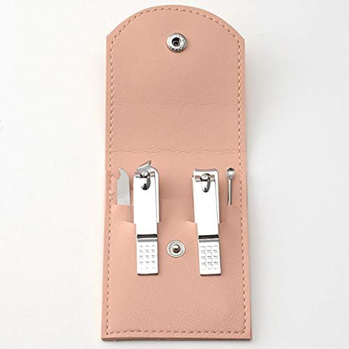 BONAD Toenail Clippers 4 pcs Nail Clipper Set Manicure Tools Pedicure Nail Scissor Ear Spoon Stainless Steel Household Nail Clipper Set Nail Clipper Set (Color : 2 Manicure Clipper)
