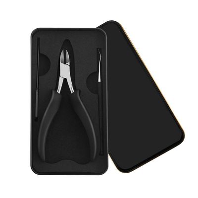 BONAD Toenail Clippers Manicure Set Stainless Steel Nail Clipper Set Pedicure Set Fingernails Toenails Clippers Sharp Nail Cutter Pedicure Nail Scissor Nail Clipper Set (Color : 3pcs)