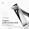 Toenail Clippers Multifunctional Nail Clipper Stainless Steel Six Functions Nail Files Bottle Opener Small Knife Scissors Nail Cutter Nail Clipper Set (Color : Mr-1098SL) view 4
