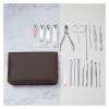 BONAD Toenail Clippers 20/14/10/6pcs Stainless Steel Nail Clippers Fingernail Toenail Nail Cutter Scissors Grooming Kit Pedicure Manicure Tools Nail Clipper Set (Color : A2 14Pcs) view 4