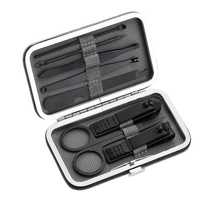 BONAD Toenail Clippers 8pcs Nail Clippers Set Portable Stainless Steel Professional Scissors Suit Nail Tools Box Trimmer Grooming Manicure Cutter Kits Nail Clipper Set