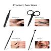 BONAD Toenail Clippers 8pcs Nail Clippers Set Portable Stainless Steel Professional Scissors Suit Nail Tools Box Trimmer Grooming Manicure Cutter Kits Nail Clipper Set view 3