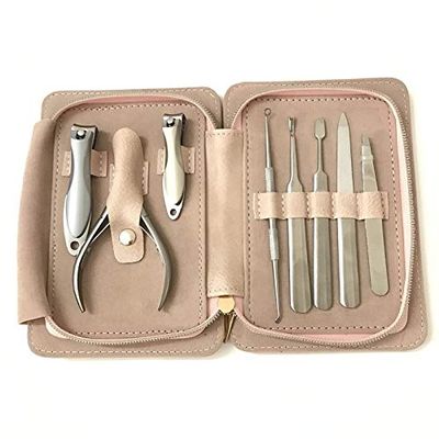 BONAD Toenail Clippers 8Pcs Podiatry Pedicure Care Tool Stainless Steel Nail Clippers Customizable Nail Clipper Set Nail Tools Nail Clipper Set
