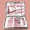 BONAD Toenail Clippers 18/15/13/10Pcs Steel Nail Clipper Cutter File Ear Pick Manicure Pedicure Tools Polishing Anti-Skid Technology Upscale Tools Nail Clipper Set (Color : 10pcs) view 2