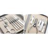 BONAD Toenail Clippers Portable Nail Clipper Set 12 in 1 Stainless Steel Professional Grooming Kit Travel Manicure Set with Luxurious Travel Case Ideal Gift Nail Clipper Set view 3