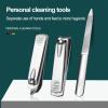 BONAD Toenail Clippers 10PCS Nail Clippers Ingrown Nail Nippers Kits with Professional Pedicure Pliers Correction Tool Manicure Set Carbon Steel Nail Clipper Set view 4