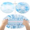 Aquior Shower Caps, Reusable Shower Cap for Women, Double Layer Waterproof Hair Cap, Large Size for All Hair Lengths,for Girls Spa Home Salon Use (Pink Cloud) view 4