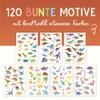 Famifidus - 120 Skin-friendly Kids Tattoos - Dermatologically Tested & Rated VERY GOOD - Made in Germany - Our Temporary Tattoos for Kids (Dinos Theme) view 2