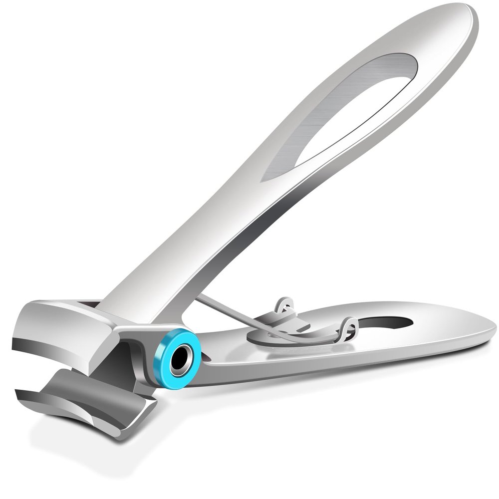 Toenail Clippers for Seniors Thick Toenails, Heavy Duty Nail Clippers for Men with Wide Jaw Opening, Large Toe Nail Clippers for Thick Nails with Long Handle, Sharp Nail Cutter Gifts for Men Women