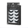 KISS Matte Black, False Eyelashes, 'Matte Twill', 14mm, Includes 4 Pairs Of Lashes, Easy to Apply, Reusable Lash Clusters view 3