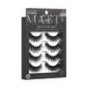 KISS Matte Black, False Eyelashes, 'Matte Twill', 14mm, Includes 4 Pairs Of Lashes, Easy to Apply, Reusable Lash Clusters view 4
