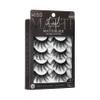 KISS Matte Black, False Eyelashes, 'Matte Cheviot', 18mm-20mm, Includes 4 Pairs Of Lashes, Easy to Apply, Reusable Lash Clusters view 4