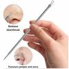 Blackhead Remover Tool Comedones Extractor Acne Removal Kit for Blemish, Whitehead Popping, 9 Pcs Zit Removing for Nose Face Tools view 4