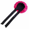 4 Pieces Womens Solid Satin Bonnet with Wide Stretch Ties Long Hair Care Night Sleep Adjust Hair Styling Cap Silk Shower Cap view 4