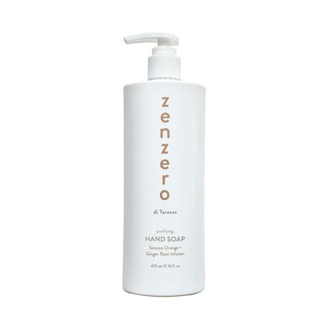 RAPSI, FRANCOFONTE BARONESSA CALI, SICILY, ITALY ZENZERO Hand Wash Tarocco Orange + Ginger Root, Ginger and Citrus Hand Wash