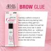 Ardell Brow Glue  Clear Eyebrow Gel for Instant Lamination Lift with Styling Brush, All day Extreme Hold Brow Gel for Fluffy Defined Brows, 0.35 oz view 2