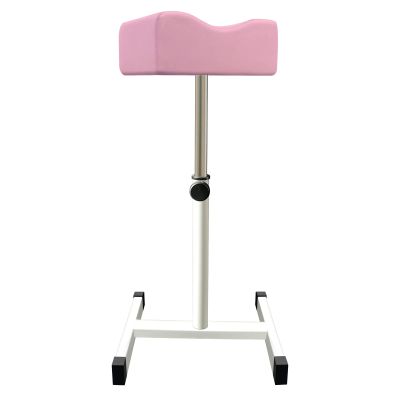CHAOEEMY Pedicure Foot Rest,Adjustable Height Pedicure Stool,Pedicure Stand for Home Salon,Tattoo,Nail Tech(Pink)