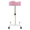 CHAOEEMY Pedicure Foot Rest,Adjustable Height Pedicure Stool,Pedicure Stand for Home Salon,Tattoo,Nail Tech(Pink) view 1