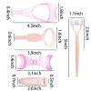 5 in 1 Eyelash Application Tool Kit,Eyelash Applicator Tool, Eyelash Curlers, Eyelash Comb, Makeup Eyelash Tool, Eyeliner Mascara Shield, Eyelash Separator Tool, Lash Curler view 2