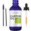 velona USDA Certified Organic Castor Oil - 2 fl oz | Stimulate Growth Eyelashes, Eyebrows, Hair | Cold pressed, Natural Oil, USP Grade | Hexane Free, Lash Boost Serum, Caster | Starter Kit view 1