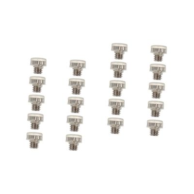 BCOATH 20pcs Scissors Silencers Noise Deadener for Hair Salon Accessories Compact Metal Muffler Compatible Scissors Easy to Install and Use Random