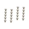 BCOATH 20pcs Scissors Silencers Noise Deadener for Hair Salon Accessories Compact Metal Muffler Compatible Scissors Easy to Install and Use Random view 1