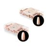 Apres Nail Neutrals Gel-X Alex Natural Coffin Medium & Lila Natural Round Medium Box of Tips Bundle | Includes 300 Gel-X Tips | Premium Quality | 11 Sizes 00-9 view 1