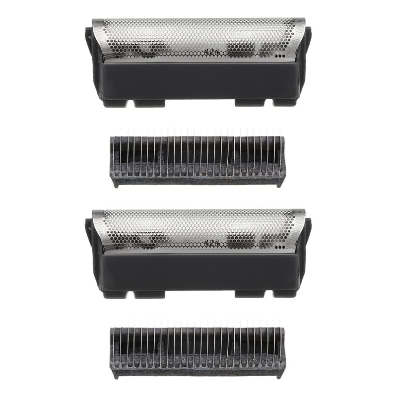 2X Replacement Shear Foil Shear Blade Shaving Head Blades 424 Compatible with Braun 5419 5424 5469