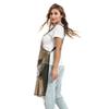 MIKI WELL Barber Hair Stylist Apron For Beauty Salon Waterproof with Adjustable Chains Work Clothes 22.8W x 28.7L (Black) view 2