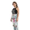 MIKI WELL Barber Hair Stylist Apron For Beauty Salon Waterproof with Adjustable Chains Work Clothes 22.8W x 28.7L (Transparent) view 4