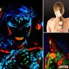 6 Pcs Glow in the Dark Face Body Paint,Blacklight Neon Face & Body Paints,Easily Cleanable Paint Set Neon Makeup Glow in the Dark Party Supplies view 3