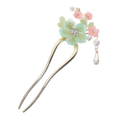 LALAFINA Traditional Japanese Hair Pin Women's Hair Stick Hanfu Headpiece Long Tassel Antique Style Chinese