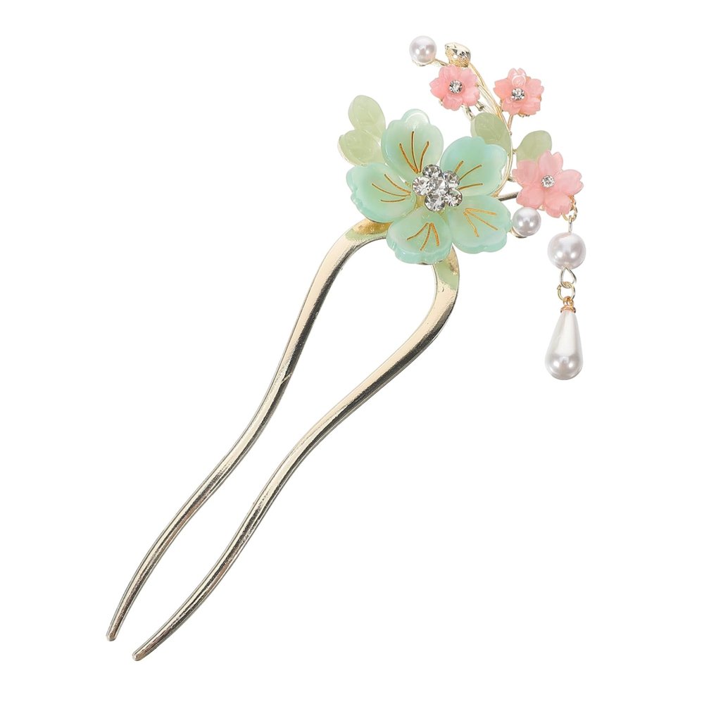 LALAFINA Traditional Japanese Hair Pin Women's Hair Stick Hanfu Headpiece Long Tassel Antique Style Chinese