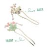 LALAFINA Traditional Japanese Hair Pin Women's Hair Stick Hanfu Headpiece Long Tassel Antique Style Chinese view 4