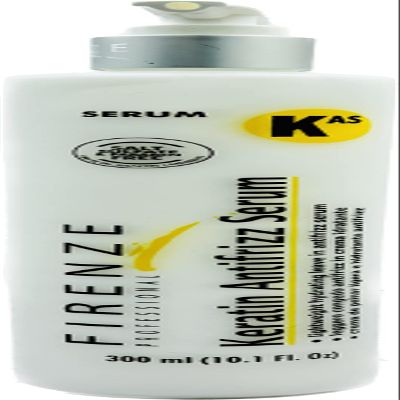 Firenze Professional Keratin (KAS) Hydrating Anti-Frizz Serum 300ml/10.1 fl oz  Smoothing & Shine Treatment for Dry or Frizzy Hair